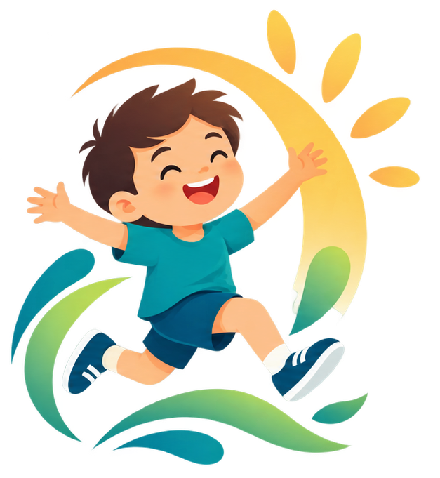 Childhood care and illness management illustration
